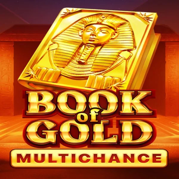 Book of Gold Multichance online game logo by Playson on bonuskong-kasino.cz