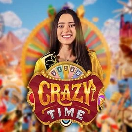 Crazy Time game by Evolution – logo hosted on Bonuskong Casino