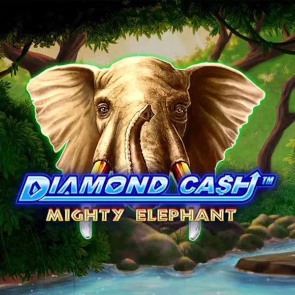 Diamond Cash Mighty Elephant slot logo by Greentube at Bonuskong Casino