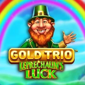 Gold Trio Leprechaun's Luck logo – Slots by Playtech at Bonuskong Casino