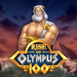 Rise of Olympus 100 logo – Slots by Play'n GO at Bonuskong Casino