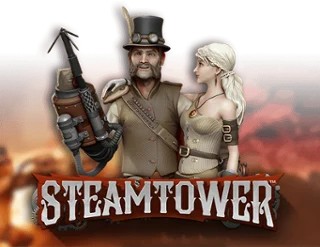 Steam Tower Slot logo by NetEnt at Bonuskong Casino